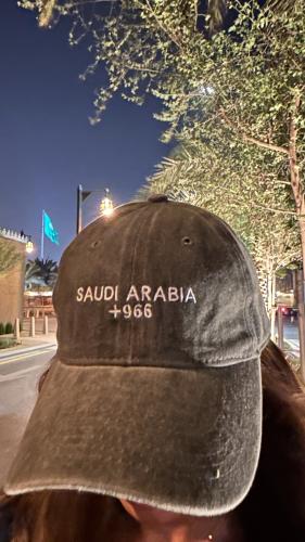 قبعة كاب بعبارة SAUDI ARABIA +966