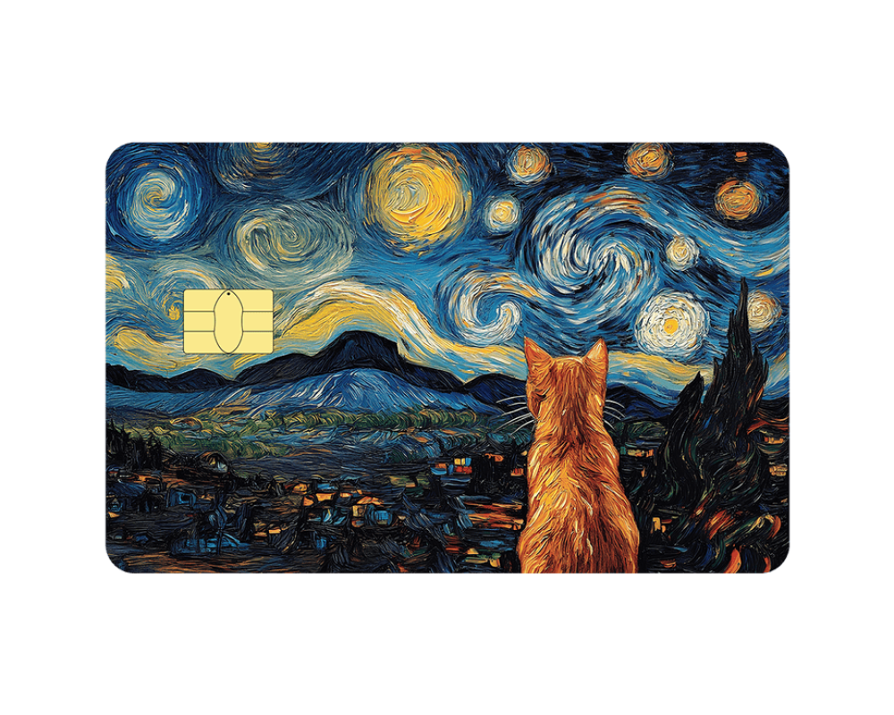 ستيكر بطاقة صراف - ليلة النجوم