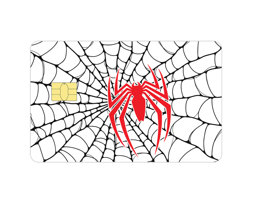 ستيكر بطاقة صراف - سبايدر