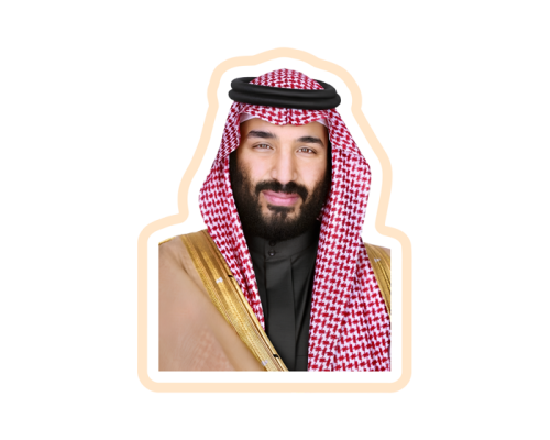 ستيكر الأمير محمد بن سلمان MBS