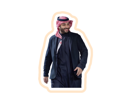 ستيكر الأمير محمد بن سلمان MBS