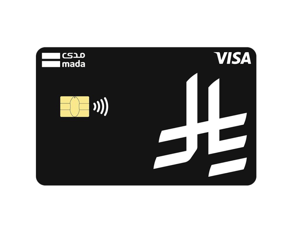 ستيكر بطاقة صراف - رمز الريال السعودي