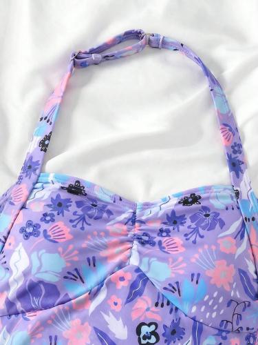 SHEIN بدلة سباحة قطعة واحدة للفتيات المراهقات،