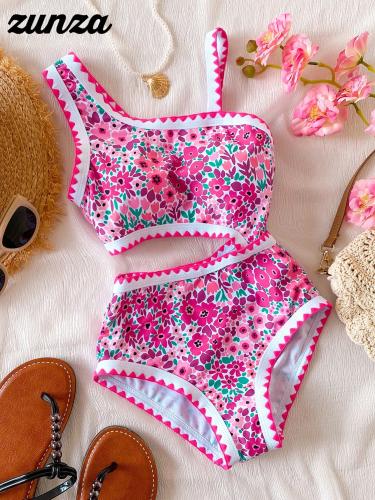 SHEIN بدلة سباحة قطعة واحدة للبنات