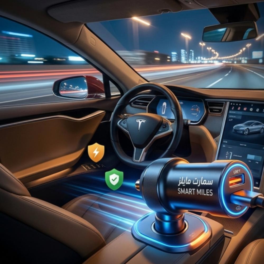 شاحن سيارة تايب سي سريع من سمارت مايلز