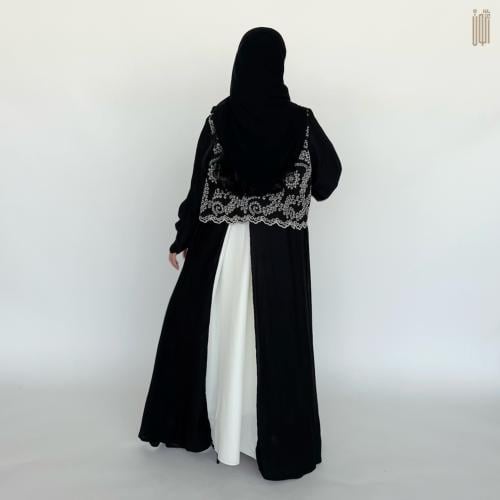 عباية #نقش أسود