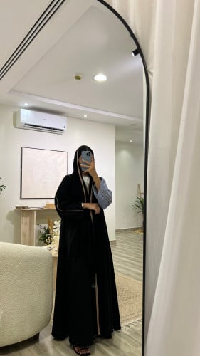 عبايه قماش كتان