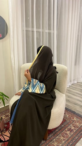 عبايه قماش كريب خفيف