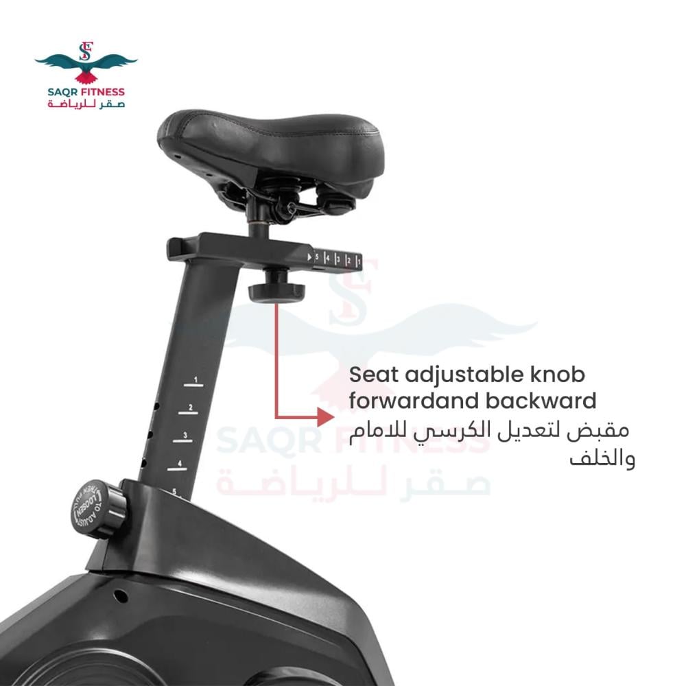 دراجة تمارين مغناطيسي من لوجيجيا اسود يتحمل 120-150 كغ