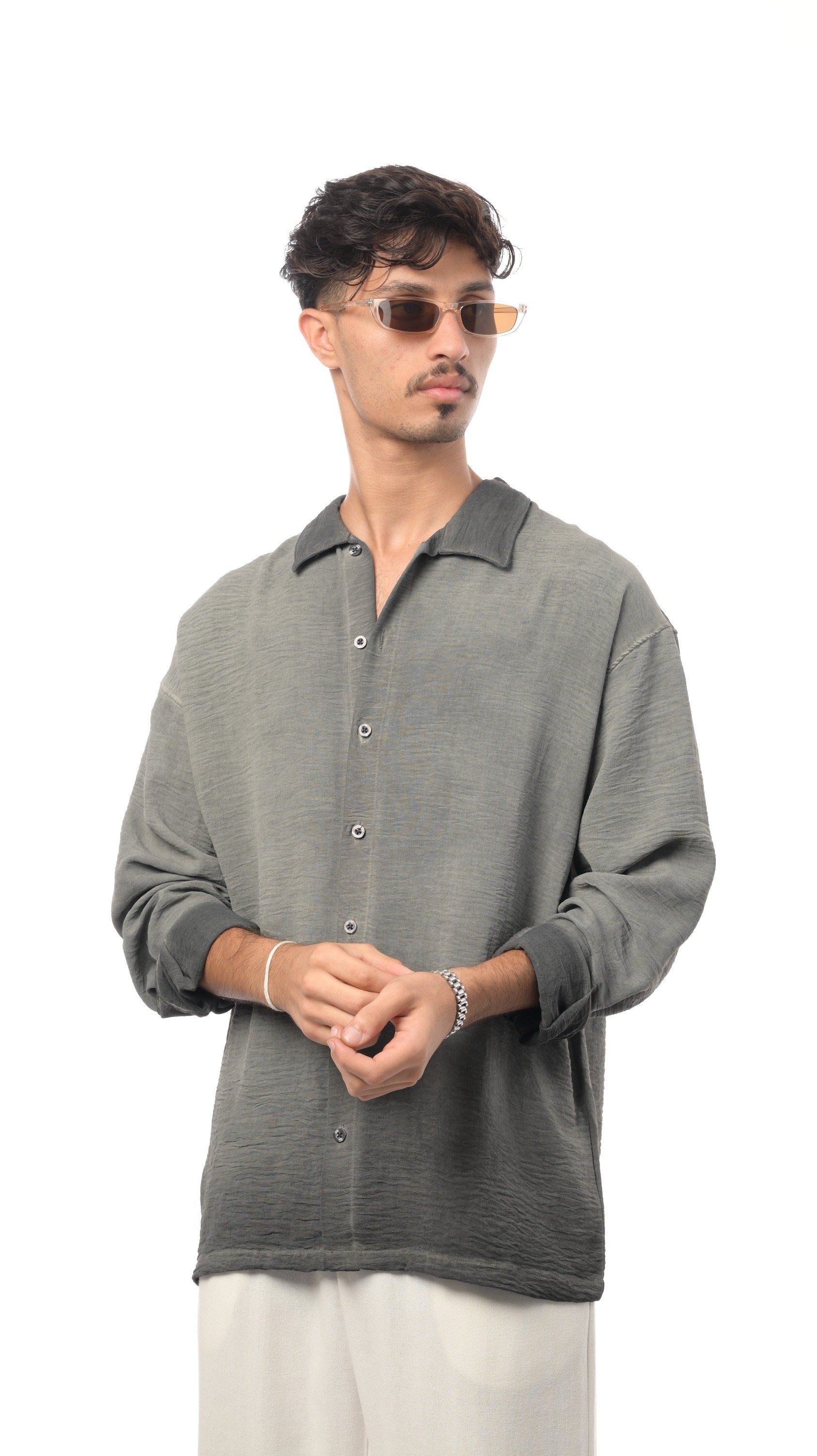 قميص لينن فلو مغسول من إكسوبلانت لمسة استرخاء وأناقة