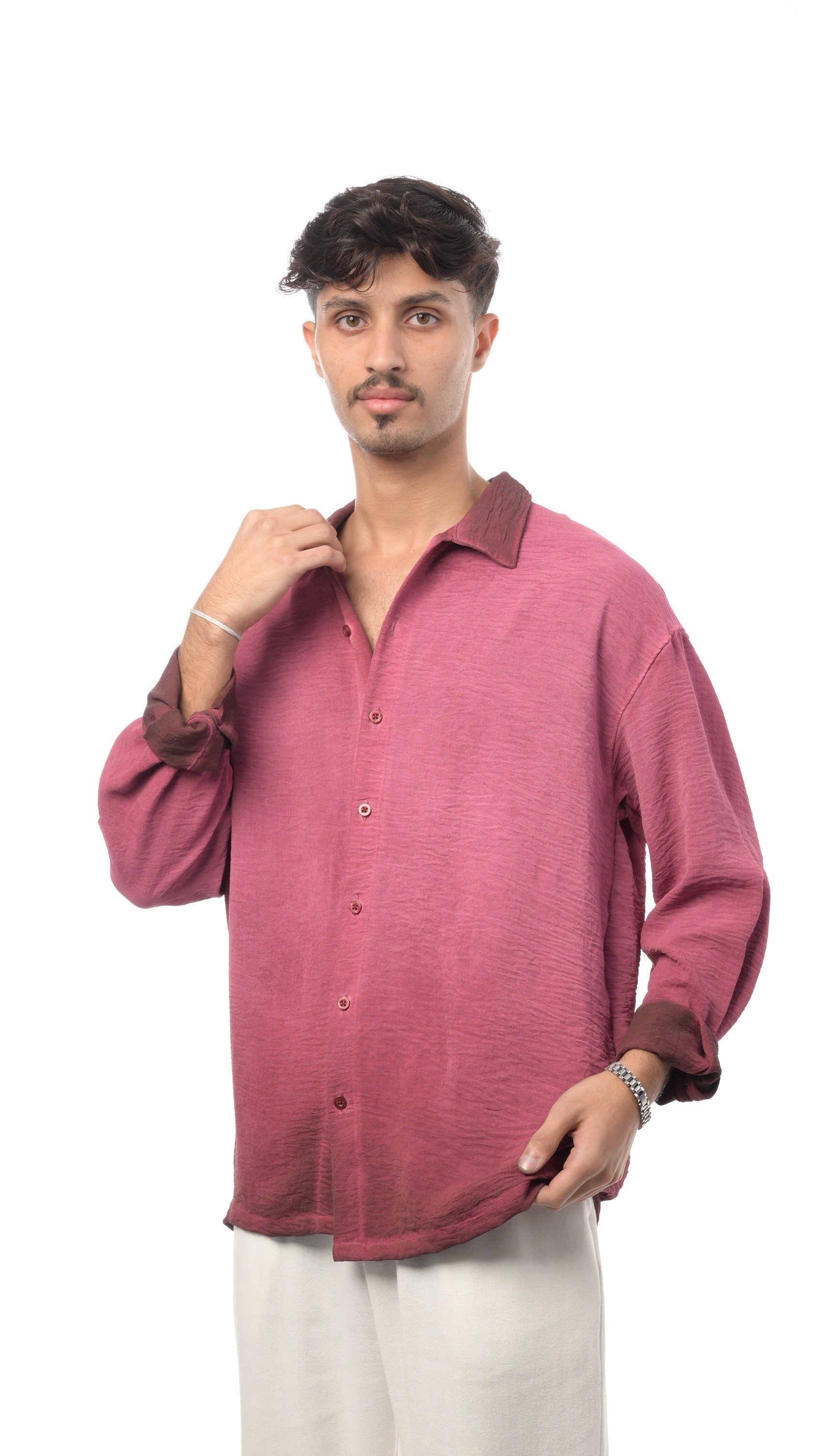 قميص لينن فلو مغسول من إكسوبلانت لمسة استرخاء وأناقة