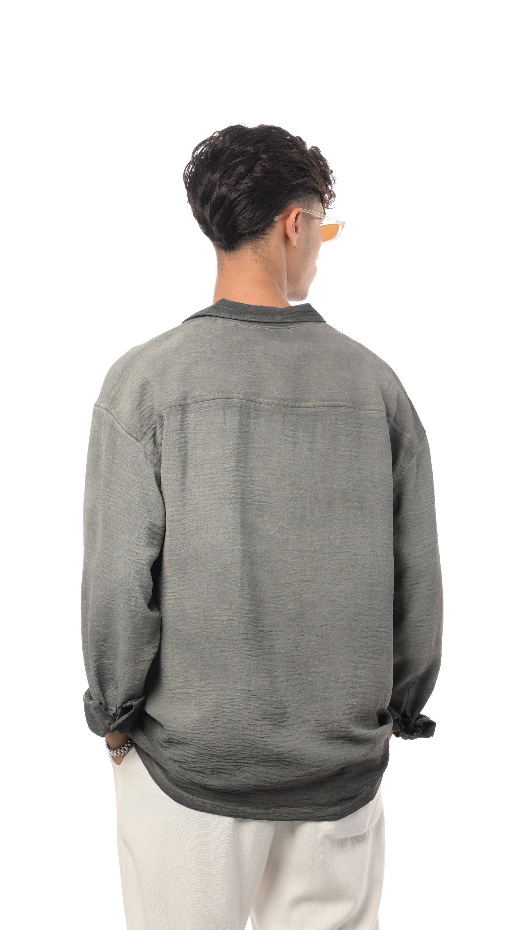 قميص لينن فلو مغسول من إكسوبلانت لمسة استرخاء وأناقة