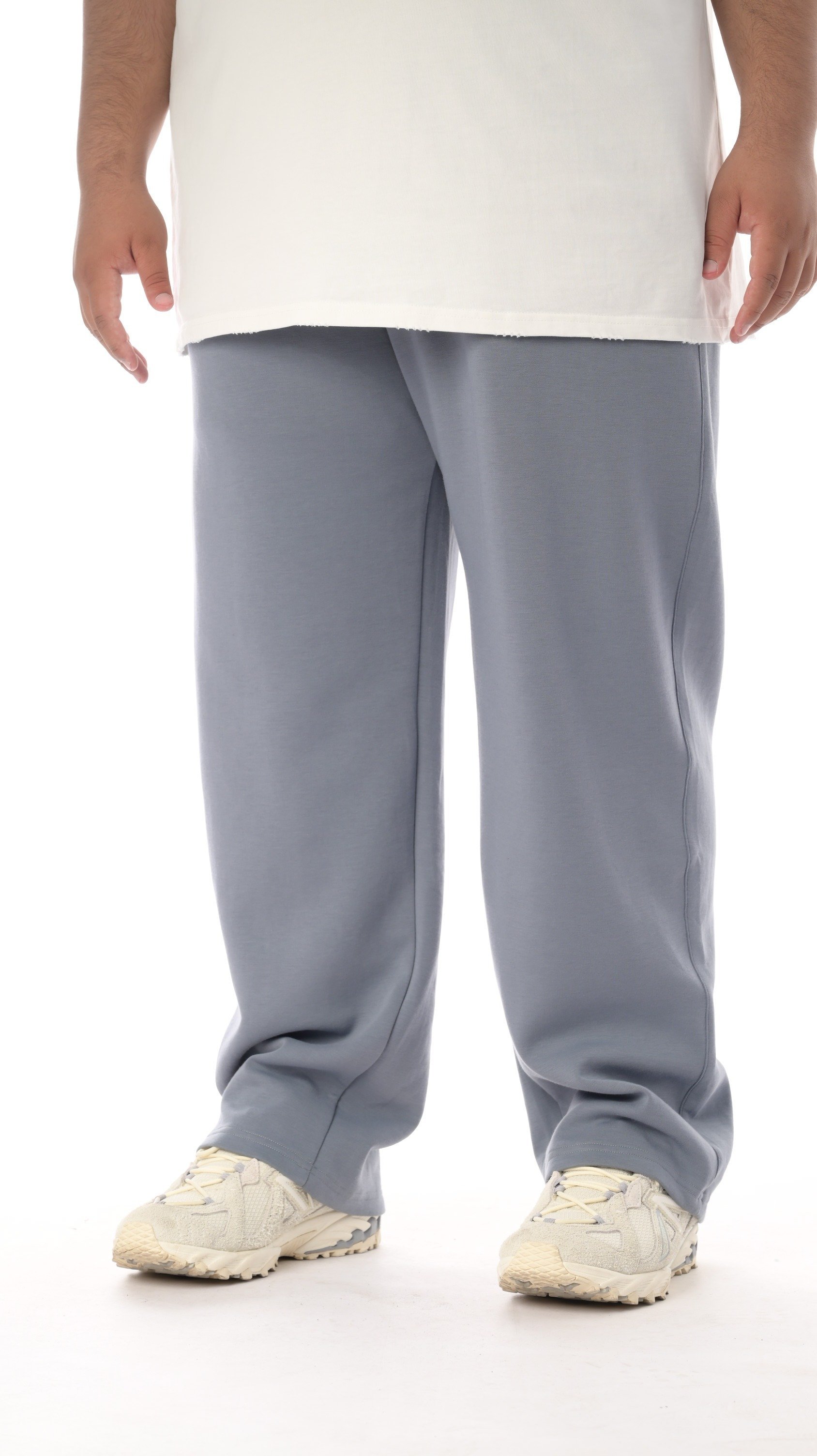 بنطلون كومف ويف من إكسوبلانت قطن ناعم بقصة جامبو عصرية