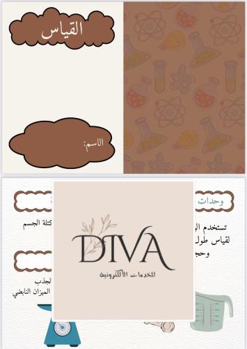 مطوية علوم الصف الرابع ( القياس)