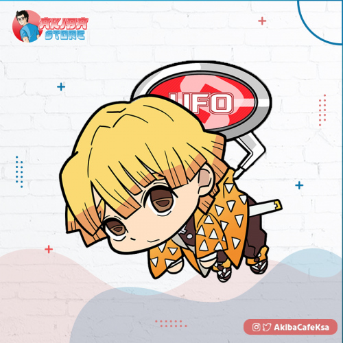 DEMON SLAYER KIMETSU NO YAIBA ZENITSU ichiban kuji SEGA UFO ACRYLIC KEYCHAIN