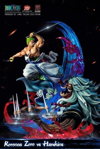 Zoro Roronoa vs Hawkins 1 6 One Piece Statue Jimei Palace