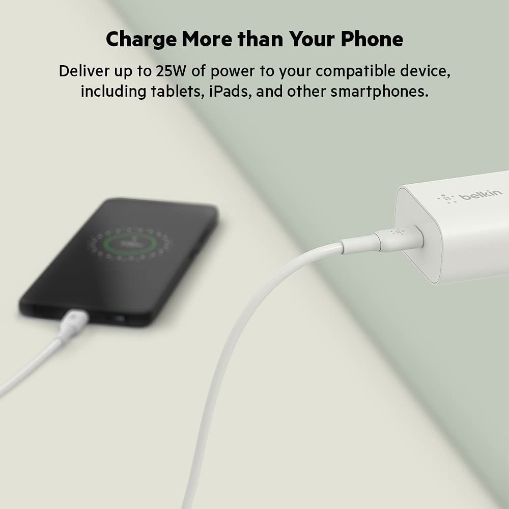 iPhone 25W Type C wall charger with cable for iPhone - alhazmi telecom