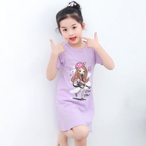 قميص بنفسجي فاتح