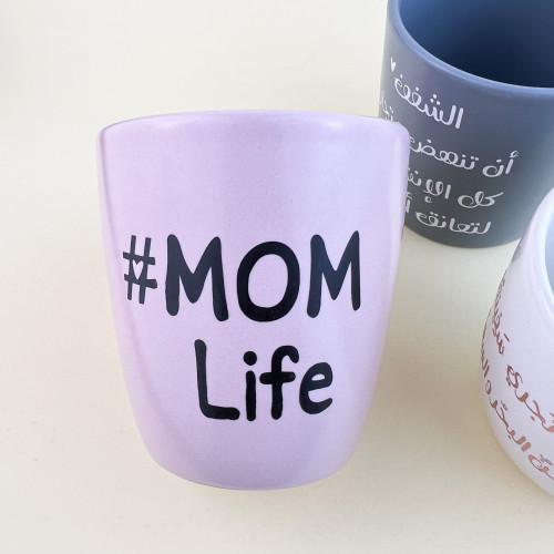 كوب وردي بتصميم حسب الطلب