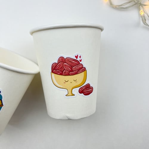 12 كوب ورقي بثيم رمضان