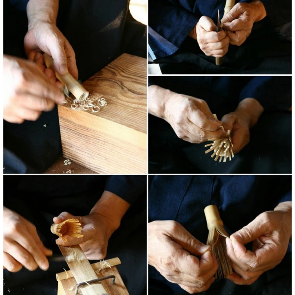 طقم أدوات تحضير الماتشا الفاخر  4 قطع