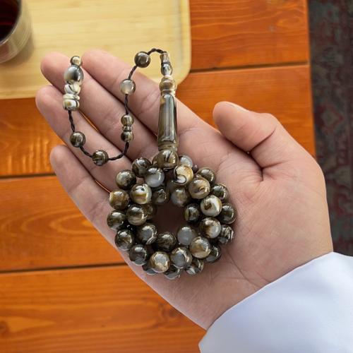 سبحة بكلايت مخلوط مميز 45 خرزة - تمليكه
