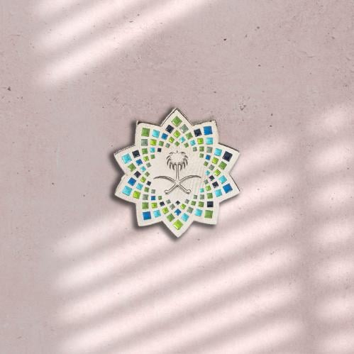 ستيكر حديد رؤية السعودية