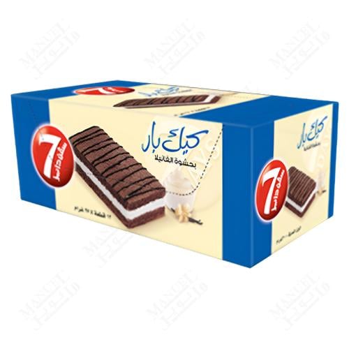 سفن دايز كيك بار فنيلا 12*25 جرام