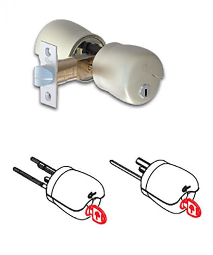 كيلون رمانة مفتاح جهتين نيكل