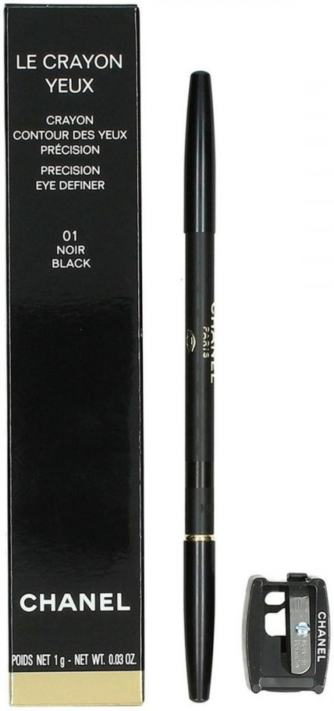 Chanel Le Crayon Yeux 01 Noir - متجر لافيليت باريس للعطور الفاخرة