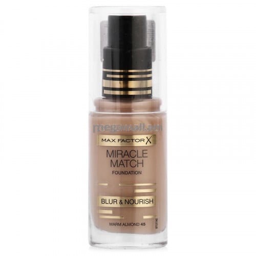 Max Factor Foundation Miracle Match 45 Warm Almond