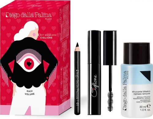 ديجو دالا بالماء طقم مسكرا+مزيل مكياج+قلم تحديد العيون
