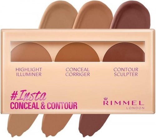 ريميل باليت انستا خافي عيوب وكونتور 030 دارك