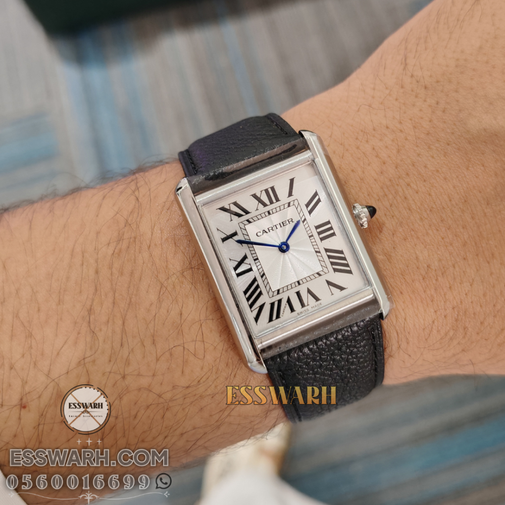 Cartier watch Tank Most size 39 old lock متجر اسورة