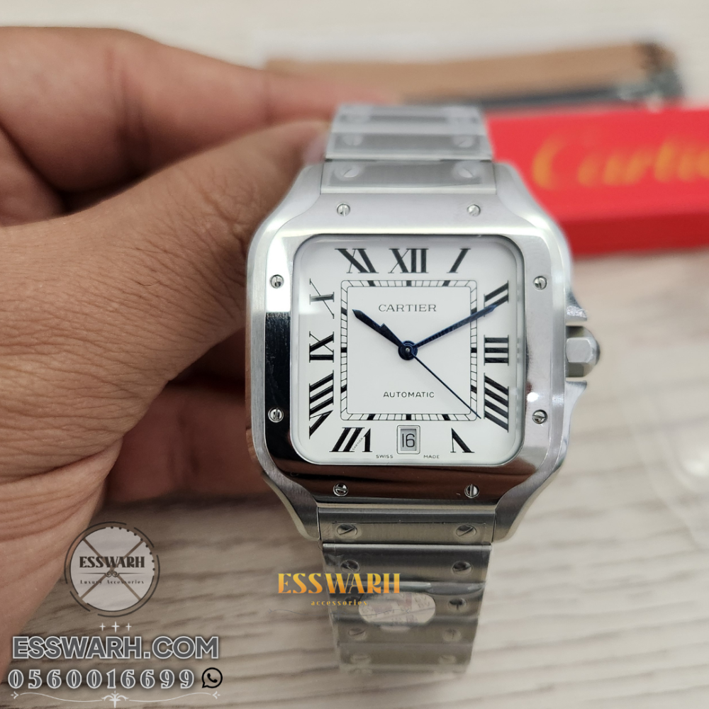 Cartier Santos Jumbo Watch Size 40 - Master Quality Swiss Machine