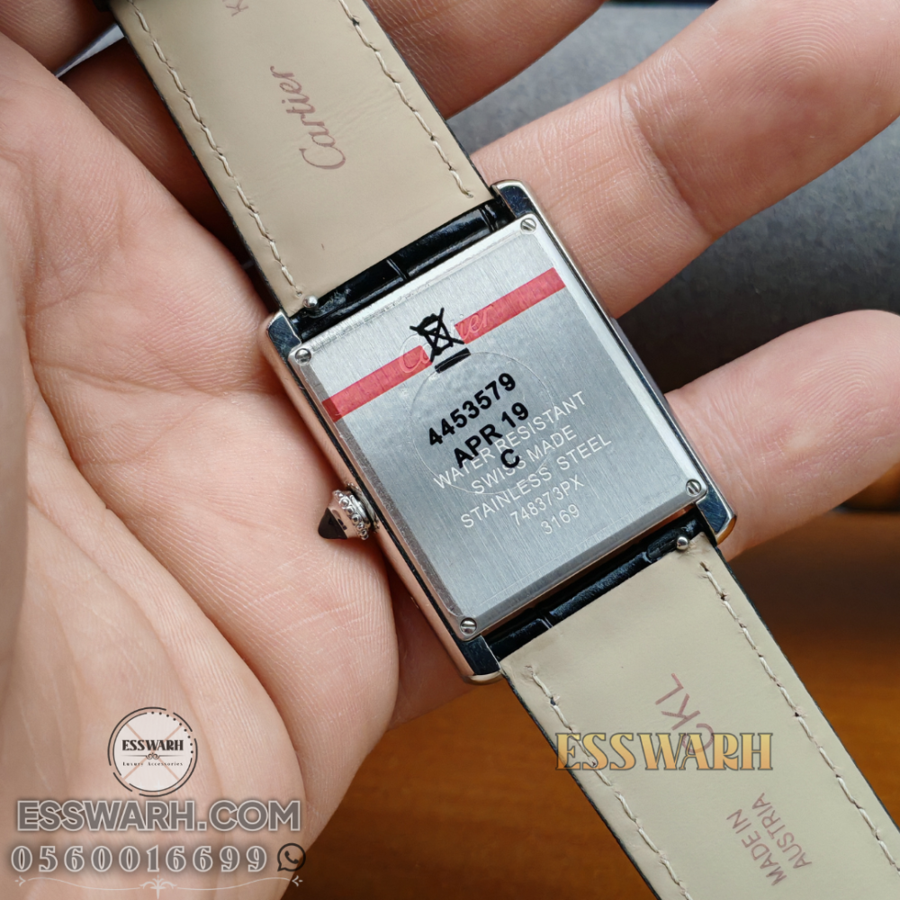 ساعة كارتير  تانك موست مقاس  34.8 x 27.4 حجم متوسط القفل القديم - سوبر كوالتي