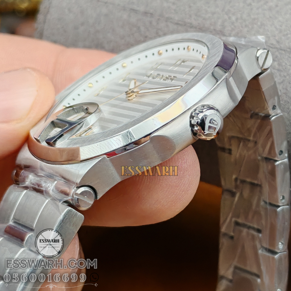 ساعة اقنر تافيانو 2 مقاس 43 ارقام عربية مذهبة