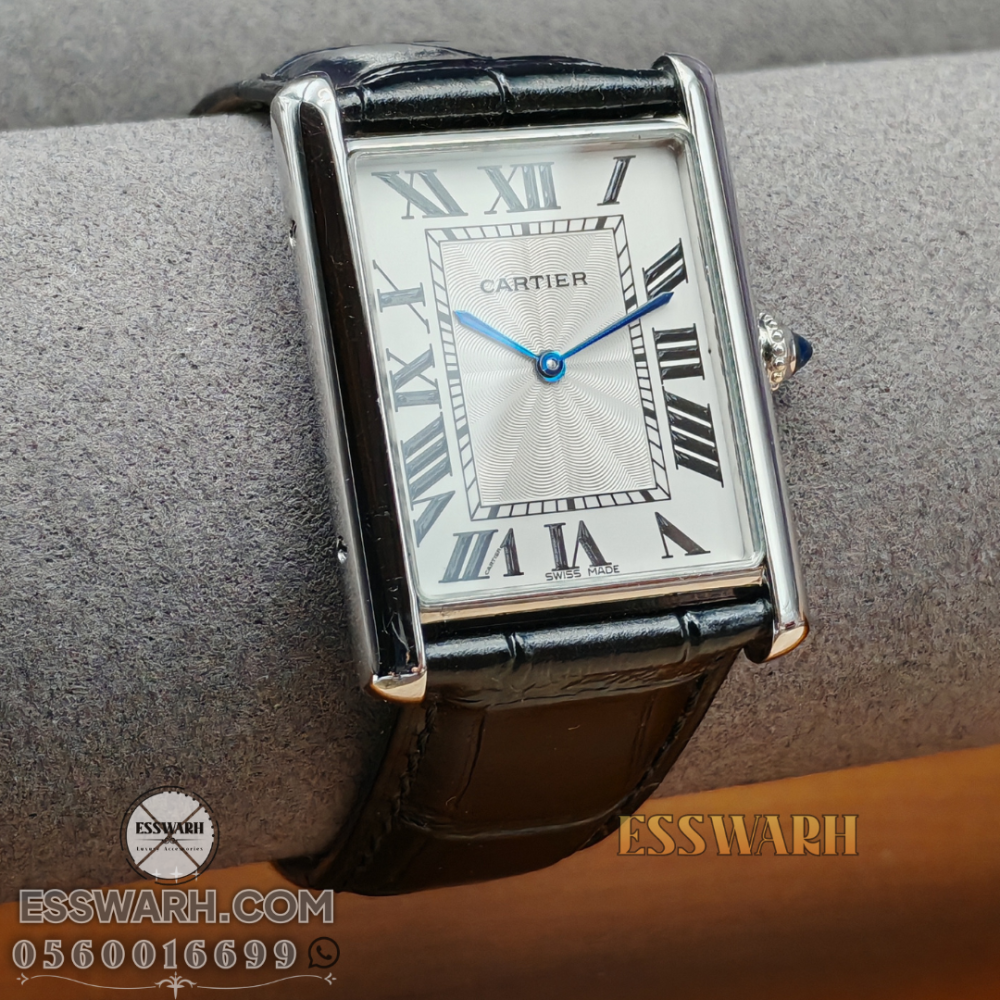 ساعة كارتير  تانك موست مقاس  34.8 x 27.4 حجم متوسط القفل القديم - سوبر كوالتي