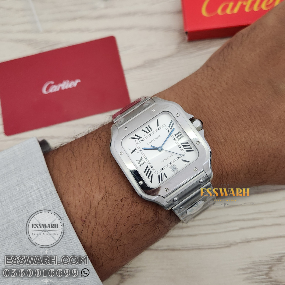 Cartier Santos Jumbo Watch Size 40 - Master Quality Swiss Machine