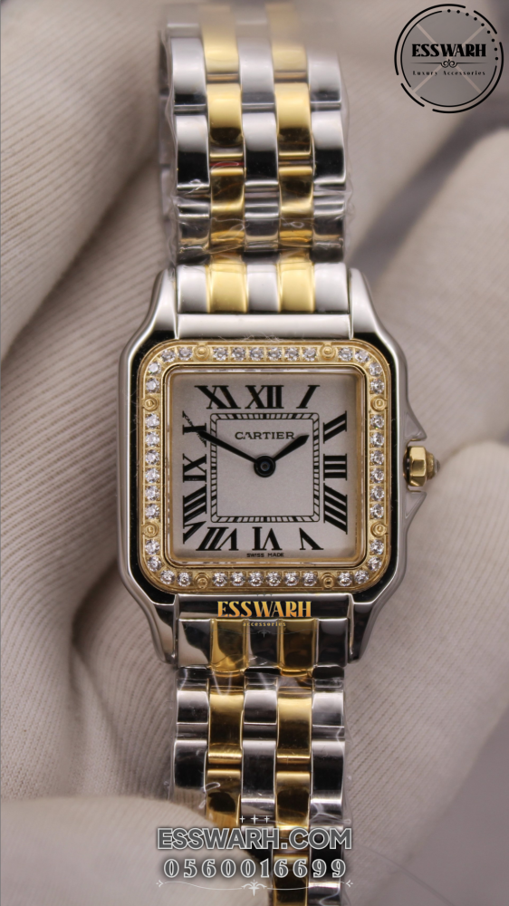 Gold and outlet silver cartier watch