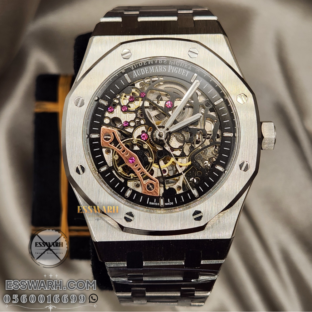 اوديمار بيغيه رويال اوك  - DOUBLE BALANCE WHEEL OPENWORKED