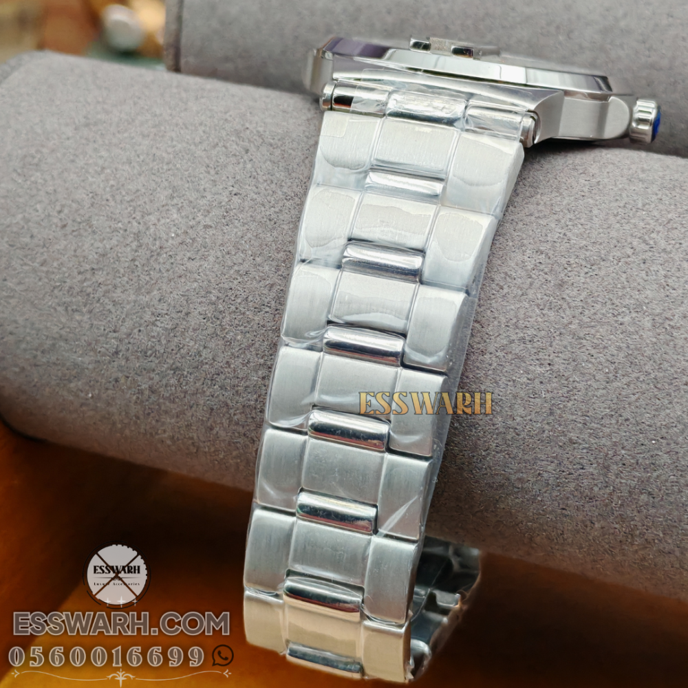 ساعة اقنر تافيانو 2 مقاس 43 ارقام عربية مذهبة