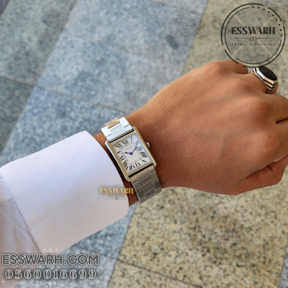 ساعة كارتير  تانك سولو مقاس 33.7 x 25.5 mm صغير