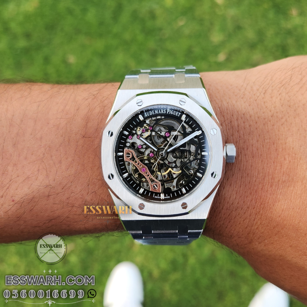 اوديمار بيغيه رويال اوك  - DOUBLE BALANCE WHEEL OPENWORKED