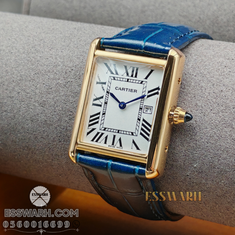 ساعة كارتير  تانك موست  مقاس 33.7 x 25.5 mm حجم صغير