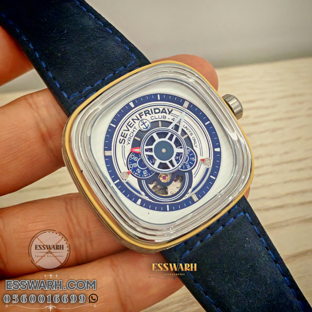 ساعة سيفين فرايداي -  سوبر كوالتي  - مقاس 45 - موديل 2025  P 3/06 Yacht Club Limited Edition