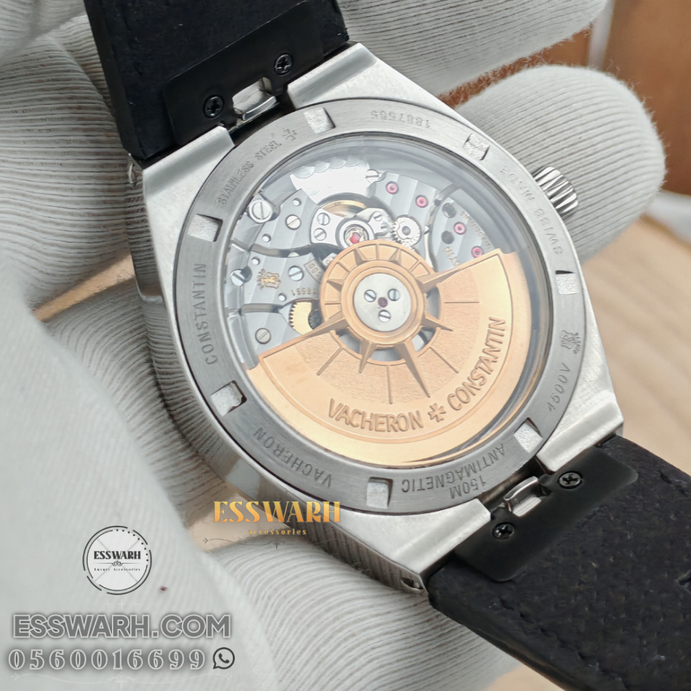 Vacheron Constantin Overseas Watch - Size 41 Master Quality - Black Leather - Swiss Made