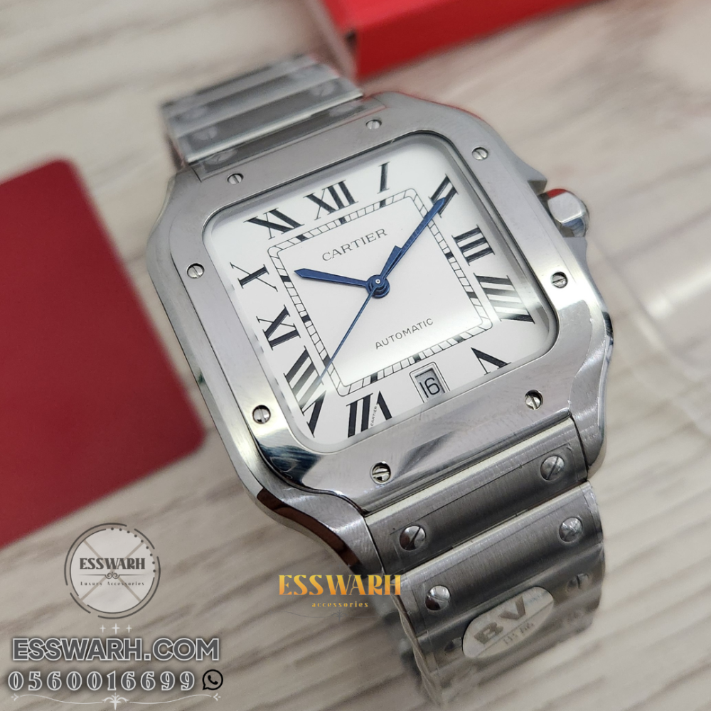 Cartier Santos Jumbo Watch Size 40 - Master Quality Swiss Machine