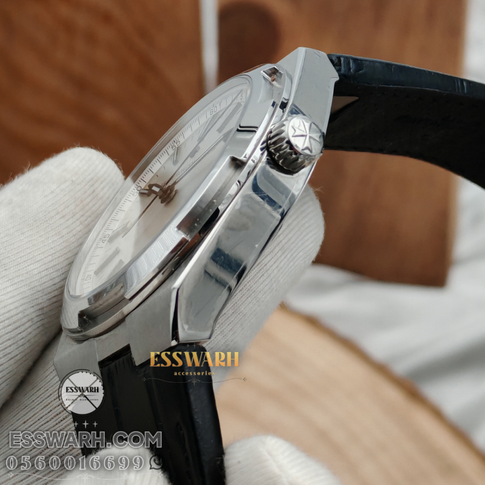 Vacheron Constantin Overseas Watch - Size 41 Master Quality - Black Leather - Swiss Made