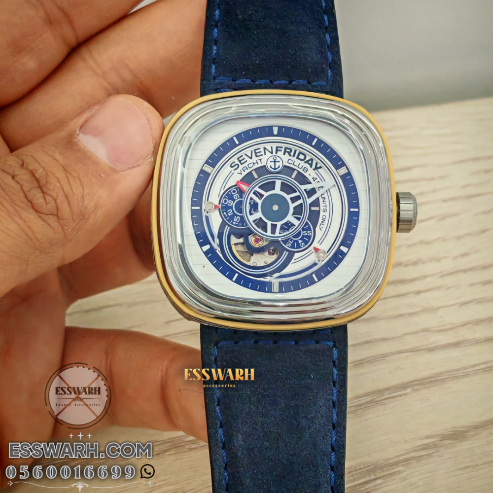 ساعة سيفين فرايداي -  سوبر كوالتي  - مقاس 45 - موديل 2025  P 3/06 Yacht Club Limited Edition